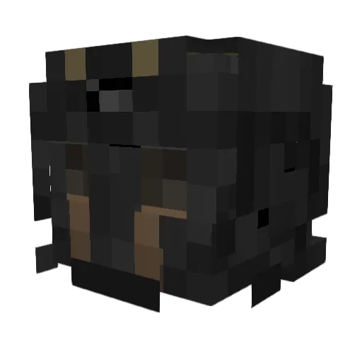 Lelavan Minecraft avatar head, 3D render