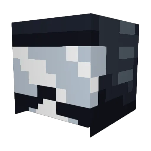 Lelelana Minecraft avatar head, 3D render