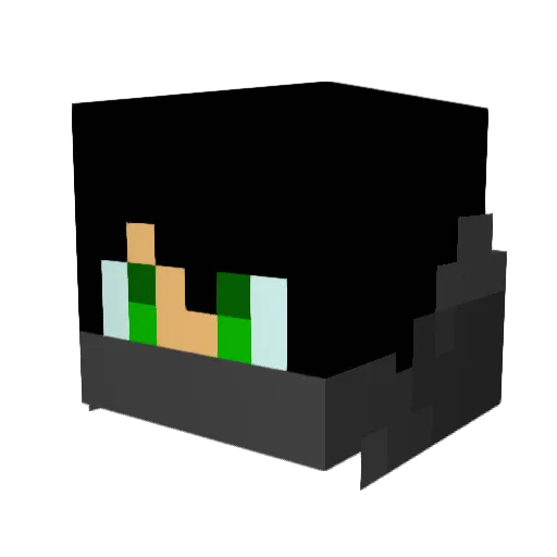 Lello_goat Minecraft avatar head, 3D render