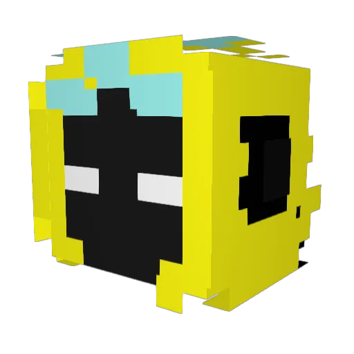 Lelloleo05 Minecraft avatar head, 3D render