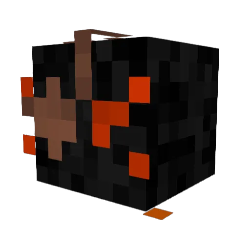 Lellollul1246 Minecraft avatar head, 3D render