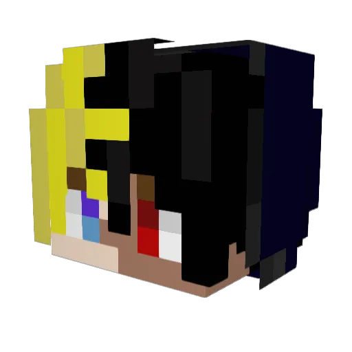 Lelo404 Minecraft avatar head, 3D render