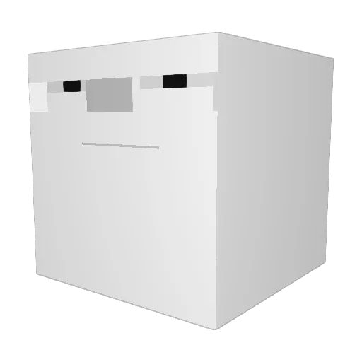 Lelouch_fur Minecraft avatar head, 3D render