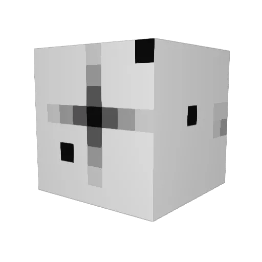 Lem1nski Minecraft avatar head, 3D render