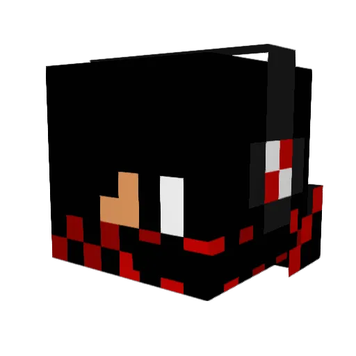 Leman9000 Minecraft avatar head, 3D render