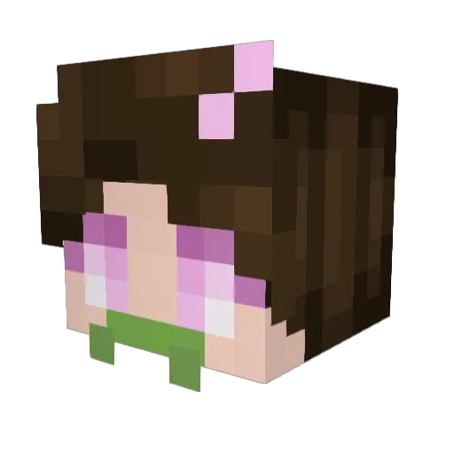 LemelHero_ Minecraft avatar head, 3D render