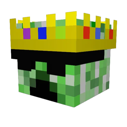 Lemine_79 Minecraft avatar head, 3D render