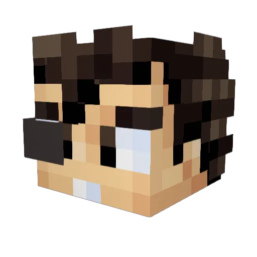 Lemmonhead97 Minecraft avatar head, 3D render