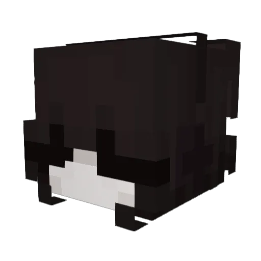 Lemmycat Minecraft avatar head, 3D render