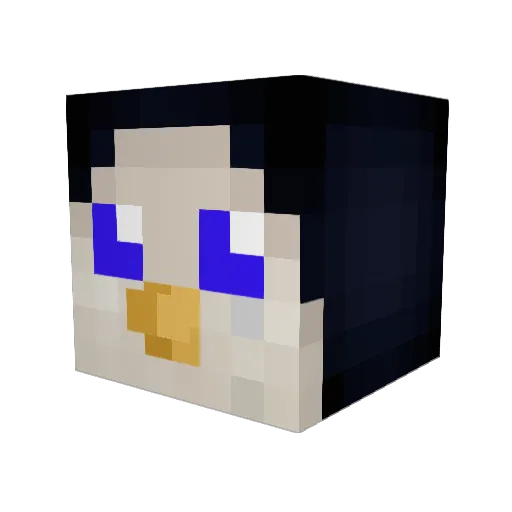 Lemner97 Minecraft avatar head, 3D render