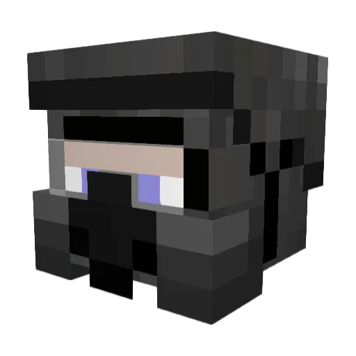 Lemodibel2 Minecraft avatar head, 3D render