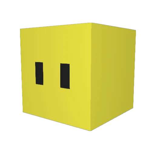Lemoentjee Minecraft avatar head, 3D render