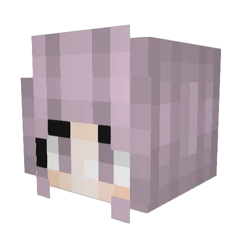 Lemon1900007 Minecraft avatar head, 3D render