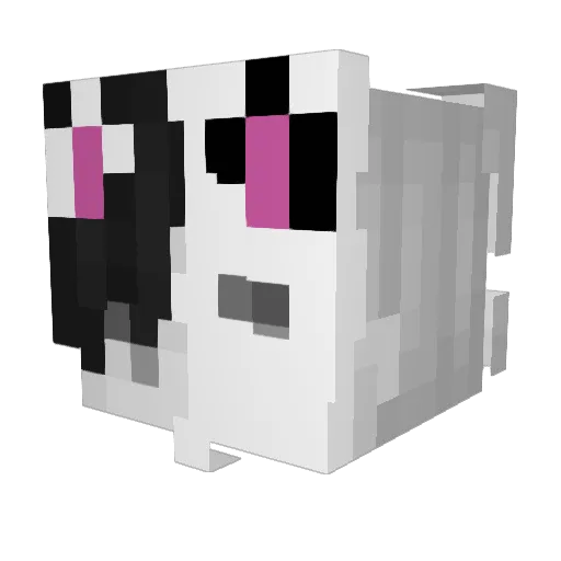 Lemon327 Minecraft avatar head, 3D render
