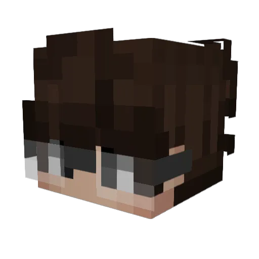 LemonBoiz Minecraft avatar head, 3D render