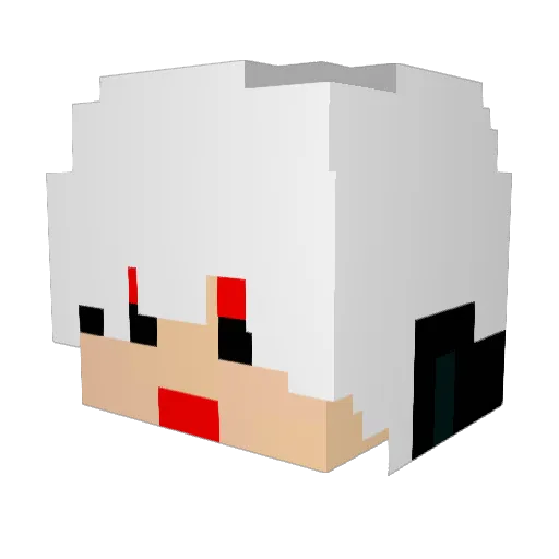 LemonCloud27 Minecraft avatar head, 3D render