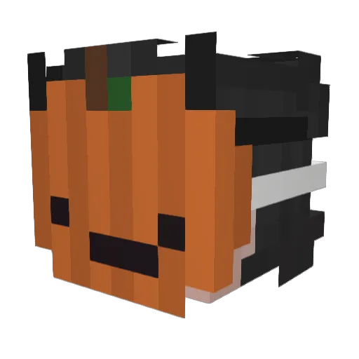 LemonCrab Minecraft avatar head, 3D render