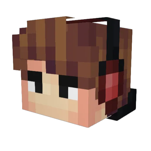 LemonDimon2021 Minecraft avatar head, 3D render