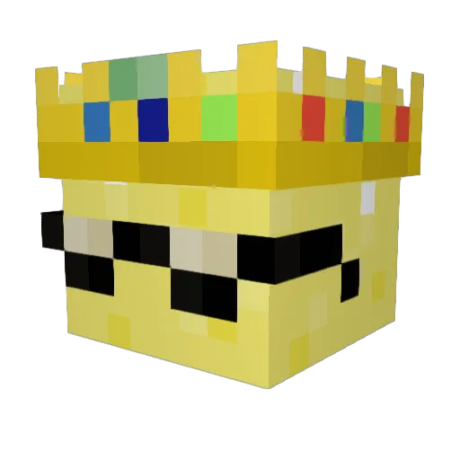 LemonDragon9 Minecraft avatar head, 3D render