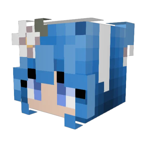 LemonDropLuna Minecraft avatar head, 3D render