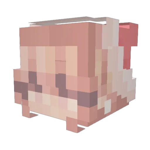 LemonElsker Minecraft avatar head, 3D render
