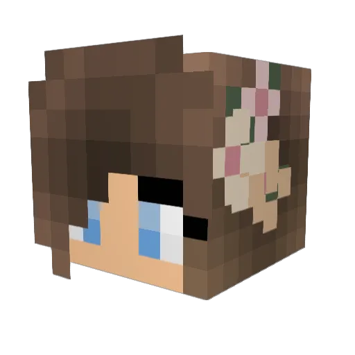 LemonEyeDrops Minecraft avatar head, 3D render