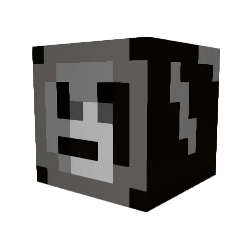 LemonFest Minecraft avatar head, 3D render
