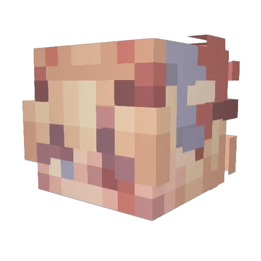 LemonInnit Minecraft avatar head, 3D render