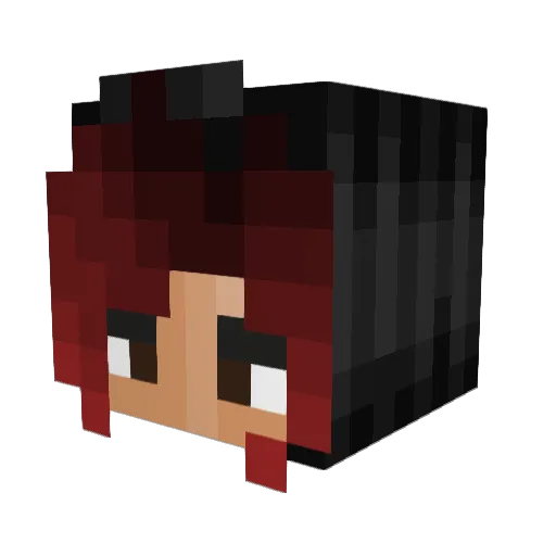 LemonJuice06 Minecraft avatar head, 3D render