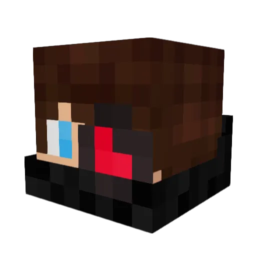 LemonKnighty Minecraft avatar head, 3D render