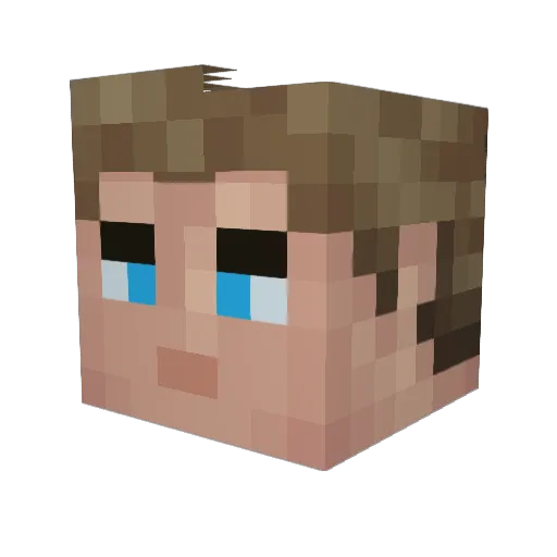 LemonLanco Minecraft avatar head, 3D render
