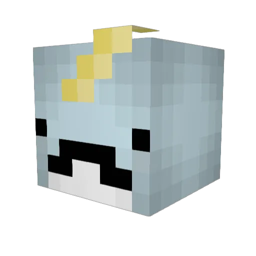LemonLilyLime Minecraft avatar head, 3D render