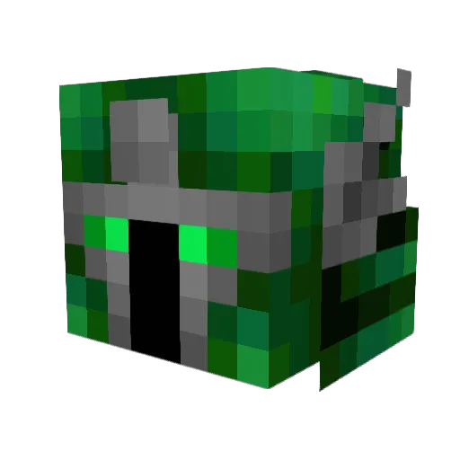 LemonNutZ Minecraft avatar head, 3D render