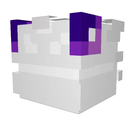 LemonPokemon Minecraft avatar head, 3D render