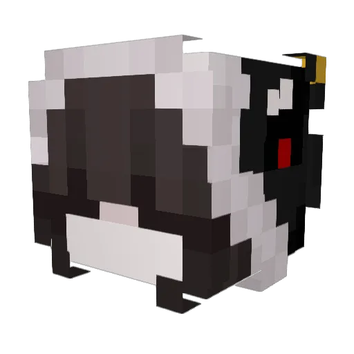 LemonPuppy7 Minecraft avatar head, 3D render