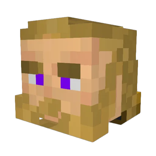 LemonSkaid Minecraft avatar head, 3D render