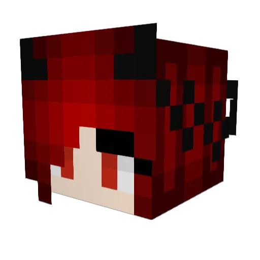 LemonViperr Minecraft avatar head, 3D render