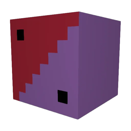 LemonZess Minecraft avatar head, 3D render