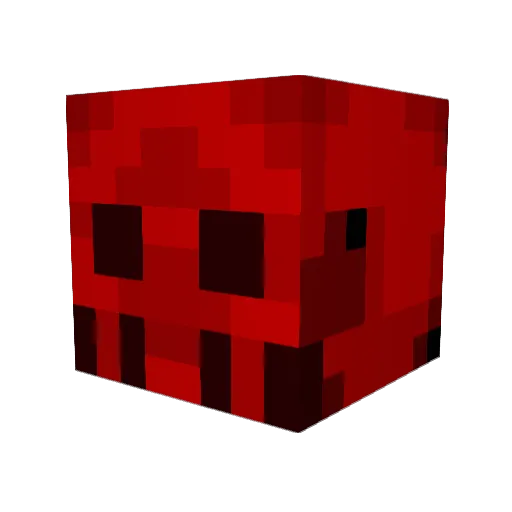 Lemon_010 Minecraft avatar head, 3D render