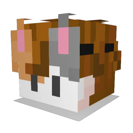 Lemon_Costa Minecraft avatar head, 3D render
