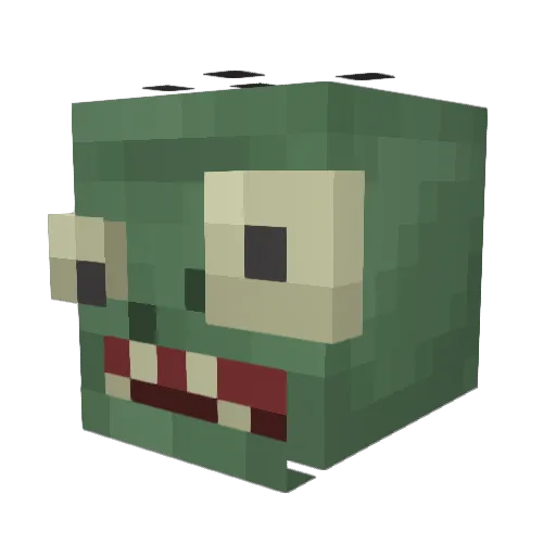 Lemon_Fellow Minecraft avatar head, 3D render