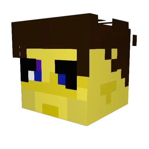 Lemon_Foot9 Minecraft avatar head, 3D render