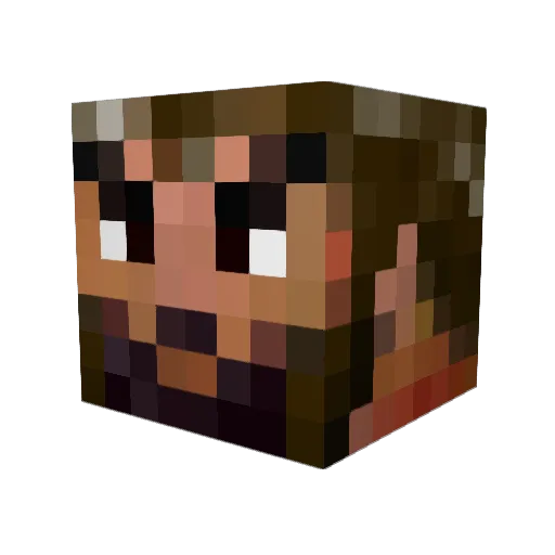 Lemon_Hedgehog Minecraft avatar head, 3D render