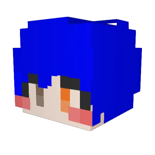 Lemon_Pie_Z Minecraft avatar head, 3D render