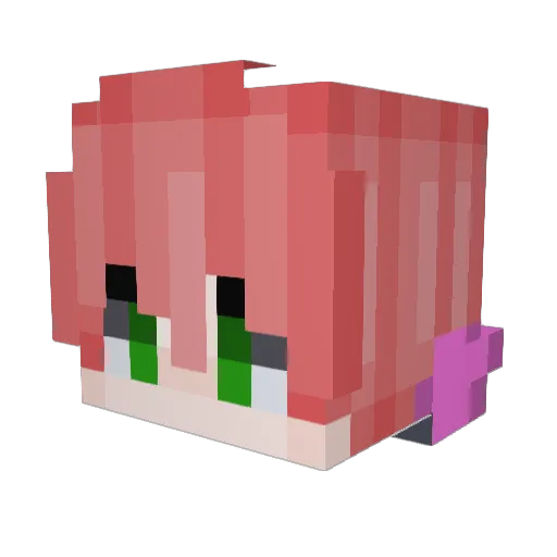 Lemon_Rat Minecraft avatar head, 3D render