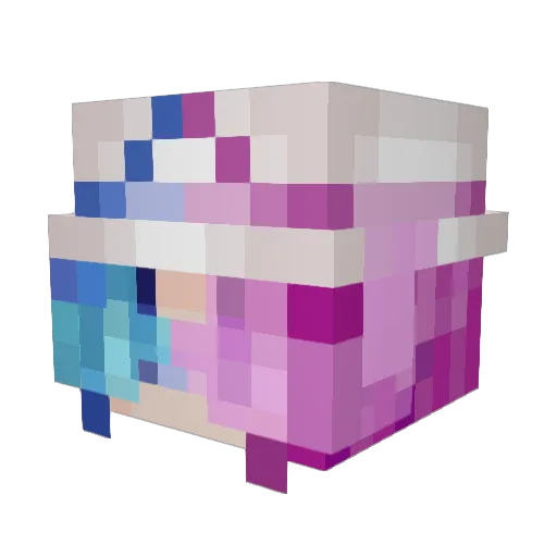 Lemon_Vitamin_C Minecraft avatar head, 3D render