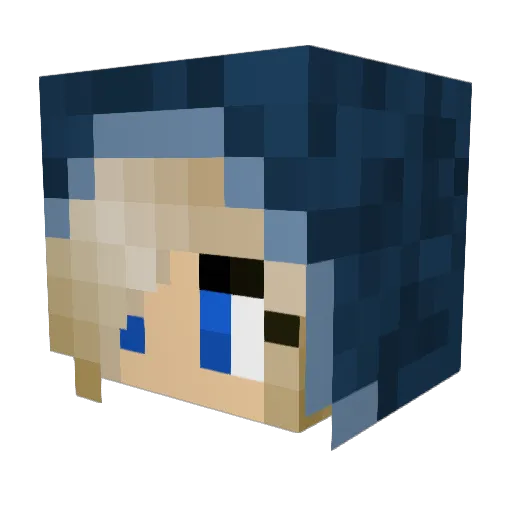 Lemon_baaz Minecraft avatar head, 3D render
