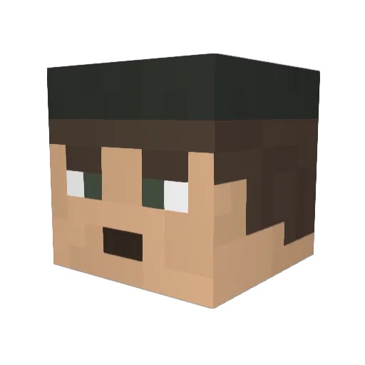 Lemon_bar26 Minecraft avatar head, 3D render