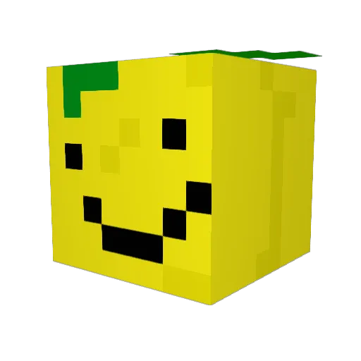 Lemon_eggo Minecraft avatar head, 3D render