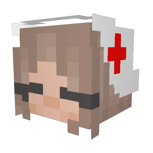 Lemon_rian Minecraft avatar head, 3D render